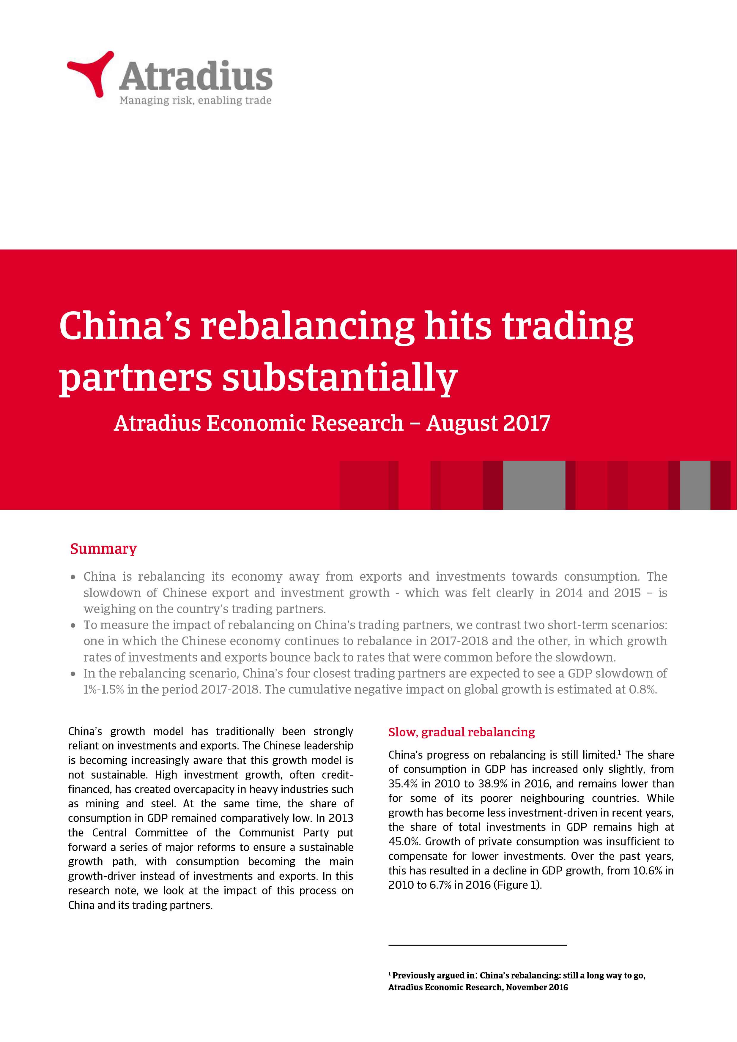 China's rebalancing hits trading partners substantially