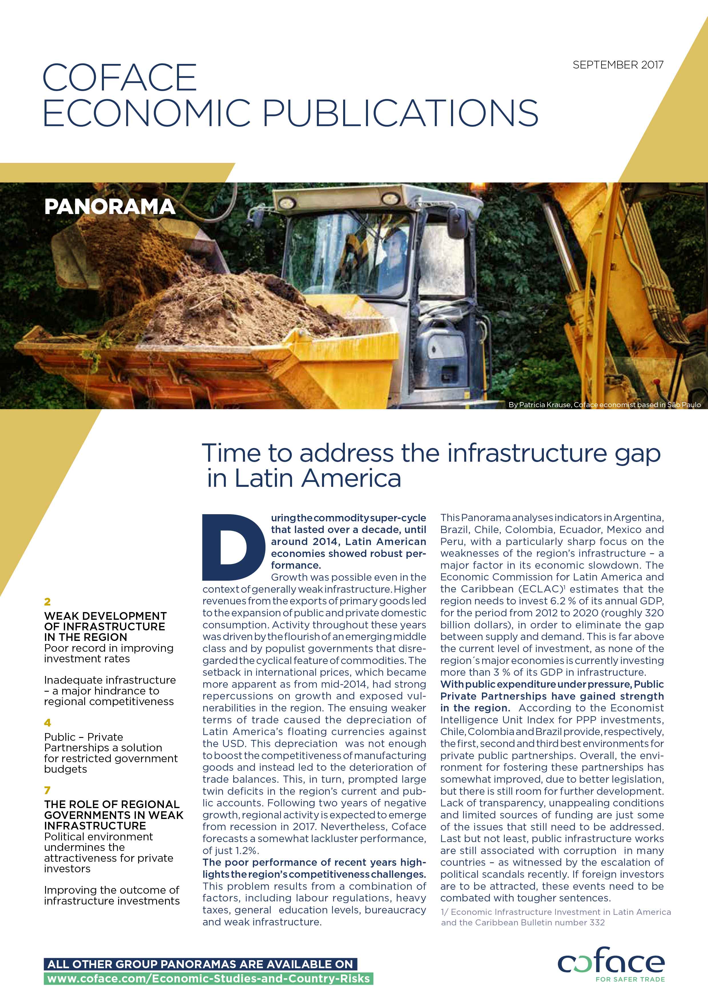 Time to address the infrastructure gap in Latin America