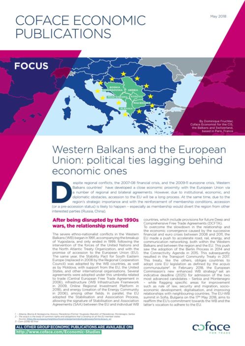 Western Balkans and the European Union: political ties lagging behind economic ones