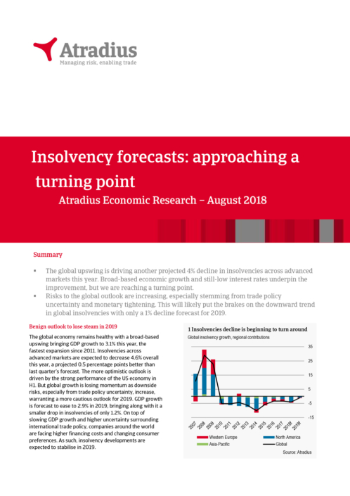 Insolvency forecasts: approaching a turning point