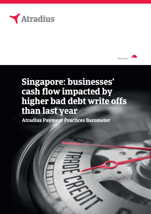 Singapore: businesses' cash flow impacted by higher bad debt write offs than last year