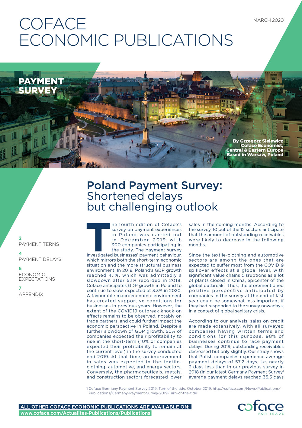 Poland Payment Survey: Shortened delays but challenging outlook