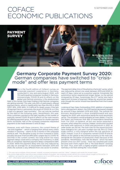 Germany Corporate Payment Survey 2020